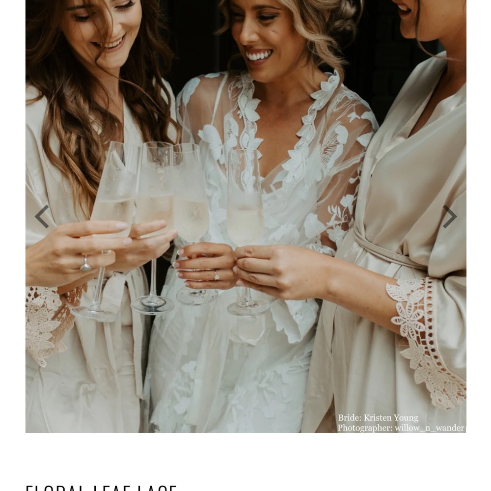 Lace Bridal Robe